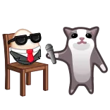 TheCatOfWallStreet whatsapp stickers