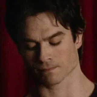 🦇 Damon Salvatore The Vampire Diaries wampir, serial TV, fantasy, nadprzyrodzone, dramat, tajemnica, romans telegram sticker