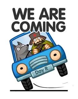 🚑 WE ARE COMING auto, kommt, cartoon, day r telegram sticker