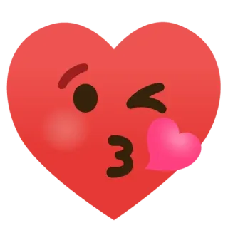 🌟 heart, emoji, love, kiss, wink telegram sticker