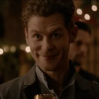 ✔️ Klaus Mikaelson The Vampire Diaries vampire, tv show, actor, man, portrait telegram sticker