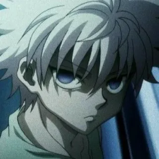 😠 Killua Zoldyck Hunter x Hunter Anime, Cartoon, Hunter x Hunter, Killua, Killua Zoldyck, Weiße Haare, Animation telegram sticker