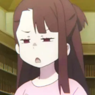 🧊 Atsuko Kagari Little Witch Academia Anime, Garota, Fofa, Bruxa, Magia, Kawaii telegram sticker