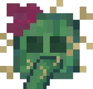 🤭 像素艺术, 僵尸, 怪物, 不死生物, 电子游戏, 恐怖, 幻想 telegram sticker