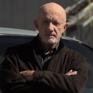 ⚖️ Mike Ehrmantraut Breaking Bad Mike, Ehrmantraut, Breaking Bad, Better Call Saul, character telegram sticker