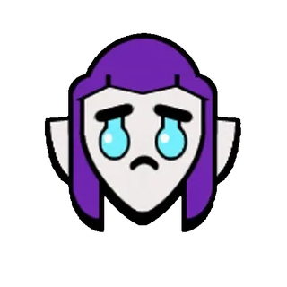 😭 traurig, weinend, emoji, cartoon, gesicht telegram sticker