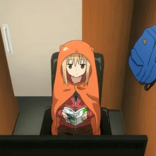 🍕 Umaru Doma Himouto! Umaru-chan anime, umaru, cute, kawaii, manga telegram sticker