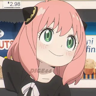 😀 Anya Forger Spy x Family Anime, Cartone animato, Spy x Family, Anya Forger telegram sticker