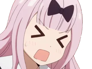 😣 Chika Fujiwara Kaguya-sama: Love Is War 动漫, Chika, 藤原, 辉夜大小姐, 辉夜大小姐想让我告白, 震惊, 困惑 telegram sticker