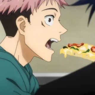 🍂 Anime, Pizza, Essen whatsapp sticker