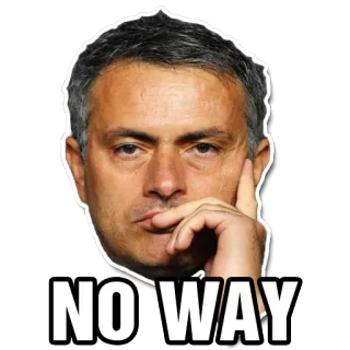 😒 NO WAY выражение, лицо, сомнение, размышление telegram sticker