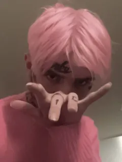 🥸 Lil Peep muzyka, raper, tatuaż, lil peep, portret telegram sticker