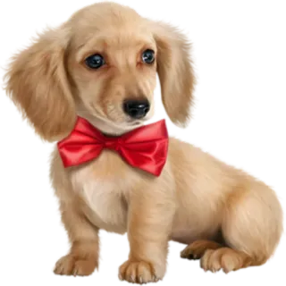 🤵 Hund, Welpe, süß, Tier, Haustier, Fliege telegram sticker