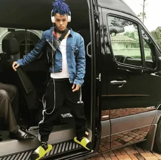 😐 XXXTentacion rappeur, musicien, artiste, XXXTentacion, personne, musique telegram sticker
