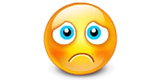😔 Emoji, Traurig, Emoticon, Gefühl, Gesicht, Ausdruck whatsapp sticker