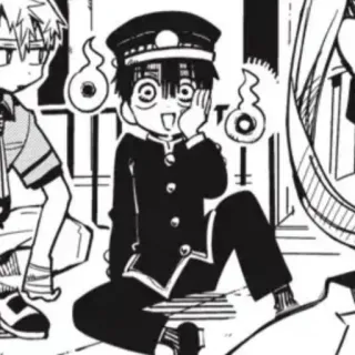 🍚 Hanako-kun Toilet-bound Hanako-kun anime, manga, ghost, school uniform, cute, Hanako, TBHK telegram sticker