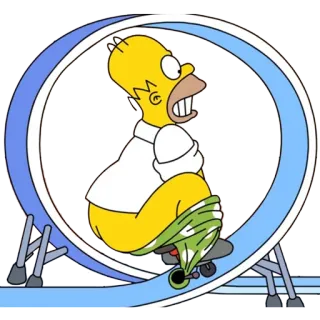 😊 Homer Simpson The Simpsons Kartun, Homer Simpson, The Simpsons, Lucu, Animasi, Karakter telegram sticker