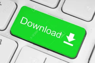 📥 Download unduh, tombol, internet, hijau, panah, papan ketik telegram sticker