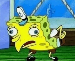 😑 SpongeBob SquarePants whatsapp sticker