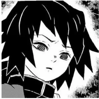 🌊 Giyu Tomioka Demon Slayer Аниме, Манга, Клинок, рассекающий демонов, Гию Томиока telegram sticker