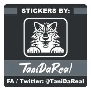 Tani & Nightfox telegram stickers