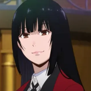 ♣️ Yumeko Jabami Kakegurui anime, kakegurui, yumeko jabami, gambling, school telegram sticker