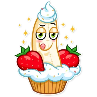 Lovely Banana telegram stickers