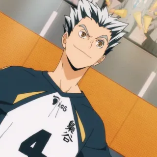 🎭 Bokuto Koutarou Haikyuu!! anime, haikyuu, bokuto, volleyball, character, manga telegram sticker