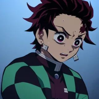 🔥 Tanjiro Kamado Demon Slayer Anime, Demon Slayer, Tanjiro, Personnage, Manga telegram sticker