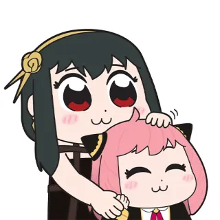 ❤️ Anya Forger Spy x Family Anime, Personnage, Mignon, Dessin animé telegram sticker