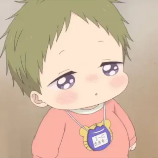 🥺 baby, anime, cute, chibi, cartoon, infant, toddler telegram sticker