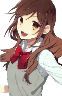 ❤️ 动漫, 女孩, 校服, 可爱 telegram sticker