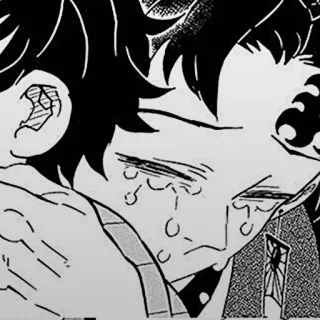🗝 anime, manga, crying, sad, emotional, tears telegram sticker