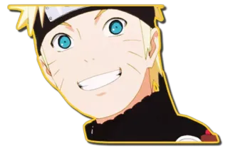 😁 Naruto Uzumaki Naruto 애니메이션, 만화, 만화, 나루토, 우즈마키, 닌자, 캐릭터, 웃는 telegram sticker