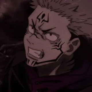 👹 Sukuna Jujutsu Kaisen Anime, Manga, Verfluchter Geist, Sukuna, Jujutsu Kaisen, Ryomen Sukuna whatsapp sticker