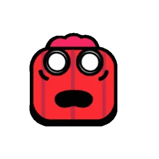 😡 ステッカー, 漫画, 赤, 顔, 怖い whatsapp sticker
