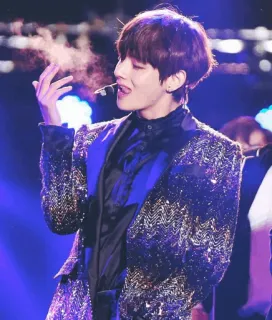 🖤 V K-pop, BTS, singer, performer, music, idol telegram sticker