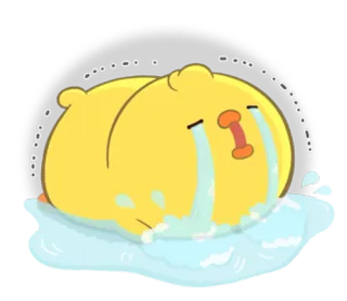 😭 哭泣, 悲伤, 卡通, 眼泪, 沮丧, 情绪化, 忧郁, 难过 telegram sticker