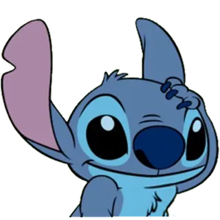 😊 Stitch Cartoon, Alien, Niedlich, Disney, Experiment 626 telegram sticker