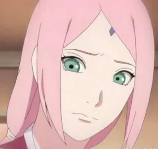 🌟 Sakura Haruno Naruto Anime, Cartone animato, Sakura, Haruno, Naruto, Femmina, Personaggio telegram sticker