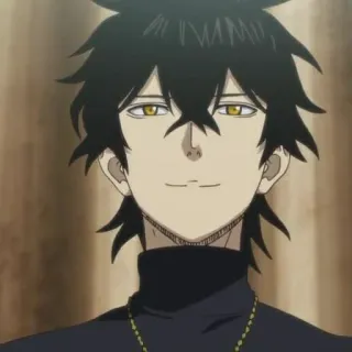 🥑 Yuno Black Clover Anime, Black Clover, Yuno, Personagem, Mangá, Fantasia telegram sticker
