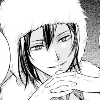 🐁 Fyodor Dostoevsky Bungou Stray Dogs Anime, Manga, Portret, Personage, Wintermuts, Fjodor Dostojevski, Bungou Stray Dogs telegram sticker