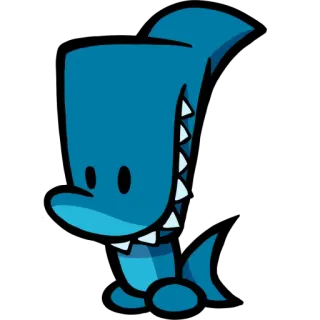 🦈 Sumbway Surfers Zombie Subway Surfers tiburón, zombie, personaje, juego whatsapp sticker