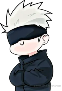 😊 Satoru Gojo Jujutsu Kaisen Anime, Jujutsu Kaisen, Gojo, Satoru Gojo, Manga, Personnage telegram sticker