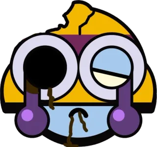 🌟 Hoạt hình, Emoji, Buồn, Khóc telegram sticker