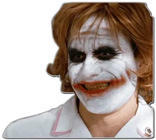 😀 Joker The Dark Knight joker, heath ledger, dark knight, villain, dc comics, batman telegram sticker
