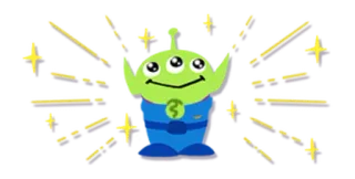 😀 Alien Toy Story 外星人, 玩具总动员, 迪士尼, 皮克斯, 角色, 卡通 whatsapp sticker