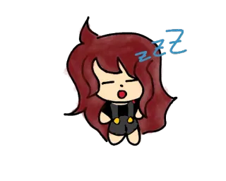 😴 zzz sen, śpiący, zmęczony, zzz, kreskówka telegram sticker