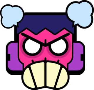 😡 화난, 괴물, 캐릭터, 만화, 얼굴 telegram sticker