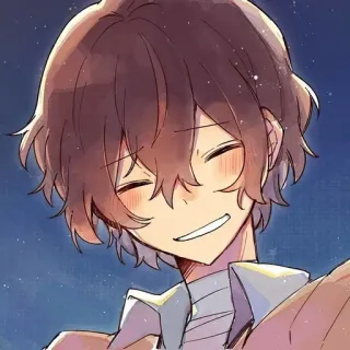 ☺️ Dazai Osamu Bungou Stray Dogs Anime, Manga, Bungou Stray Dogs, Dazai Osamu, Personnage telegram sticker